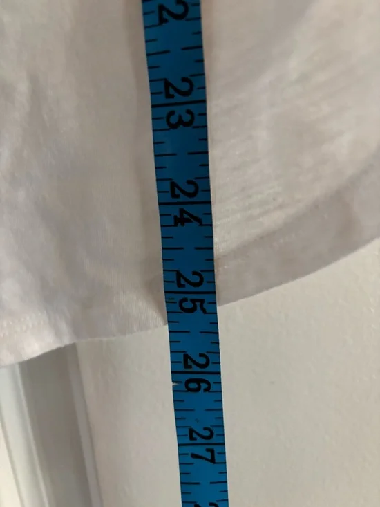 Victoria's Secret White & Gray Baseball Tee with Pink Glitter Logo, size Small - Picture 7 of 7